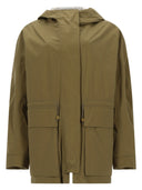 Laminar Parka Corto Con Cappuccio
