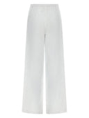 120% Lino Pantalone Ampio In Lino