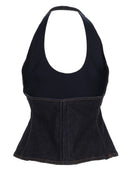 Jacquemus Top "Lavoir" En Denim