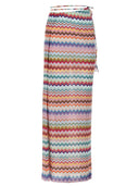 Missoni Gonna Lunga Pareo z motywem Zig Zag