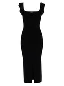 Michael By Michael Kors Abito Midi Con Volant
