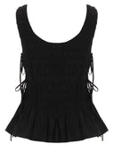 Ganni Top "Smock" Con Lacci