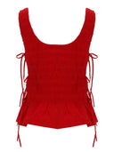 Ganni Top "Camicia" Con Lacci