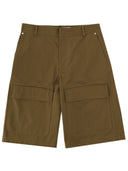Shorts Msgm In Cotone Con Patch Logo