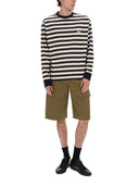 Shorts Msgm In Cotone Con Patch Logo