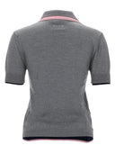 Msgm Polo In Lana Con Doppio Bordo