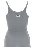 Msgm Tank Top In Viscosa