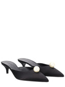Magda Butrym Mule In Seta Con Perla