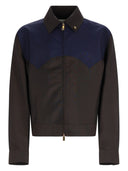 Versace Giacca In Lana E Mohair Con Zip