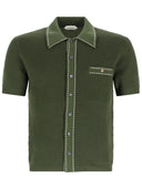 Versace Camicia In Maglia Di Cotone