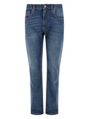 Jeans Versace In Denim Di Cotone