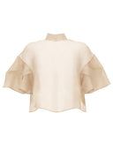 Max Mara Cappa In Organza Di Seta