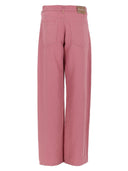 S Max Mara Pantalone Cinque Tasche In Cotone E Lino