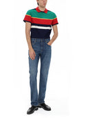 Jeans Versace In Denim Di Cotone