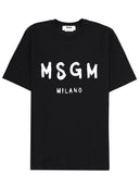 Msgm T Shirt In Cotone
