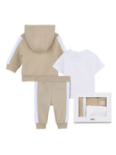 Boss Set Felpa+T-Shirt+Pantalone