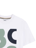 Boss T Shirt Con Stampa Logo