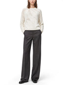 Max Mara Maglia In Cotone Ricamato