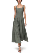 Max Mara Abito Midi In Cotone