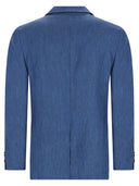 120% Lino Giacca Monopetto In Lino