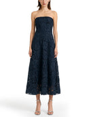 Rotate Birger Christensen 3 D Lace Midi Dress