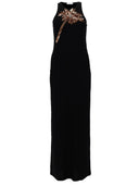 Rabanne Abito Con Dettaglio Palma In Paillettes