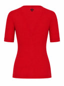 Versace T Shirt In Lana A Coste Con Ricamo