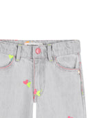 Billieblush Pantalone Jeans Con Cuoricini