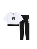 Dkny Set T Shirt Crop + Leggins