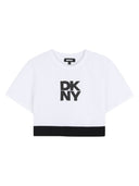 Dkny Set T Shirt Crop + Leggins