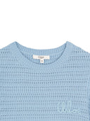 Chloé T Shirt In Maglia Con Ricamo Logo