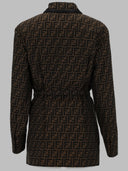Fendi Giacca In Canvas Ff