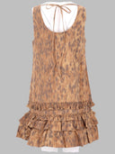 Ganni Miniabito In Cotone Stampato