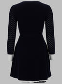Selvportræt Mini Abito I Maglia Con Fiocco