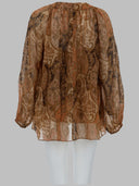 Zimmermann Top Con Maniche A Pipistrello "Carousel"