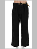 Pantalone Con Cintura Bianco Sabbia