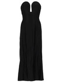 Rabanne Abito Midi Con Bustier Strutturato A Forma Di Cuore