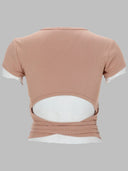 Diesel T Shirt A Costine Con Lacci