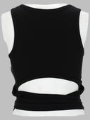 Diesel Crop Top "T Anky Tail" Con Lacci