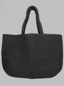 Off White Borsa Tote In Rafia Con Ricamo