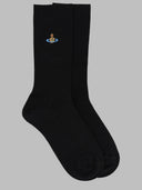 Vivienne Westwood Calzini "Ribbed Crew" Con Orb