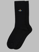 Vivienne Westwood Calzini "Ribbed Crew" Con Orb