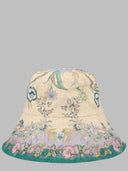 Zimmermann Cappello Bucket Con Tesa Larga Stampato