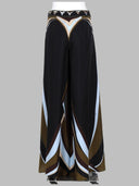 Pucci Pantalone Palazzo In Seta Stampa Fari