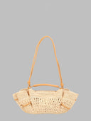Hereu Borsa "Arta" Mini In Rafia All'uncinetto