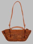 Hereu Borsa „Arta” Mini wykonana na szydełku z Rafii