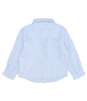 Emporio Armani Junior Shirts Clear Blue