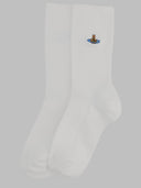 Vivienne Westwood Calzini "Ribbed Crew" Con Orb