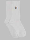 Vivienne Westwood Calzini "Ribbed Crew" Con Orb