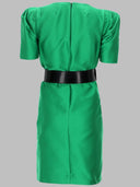 P.A.R.O.S.H. Satin Belted Mini Dress